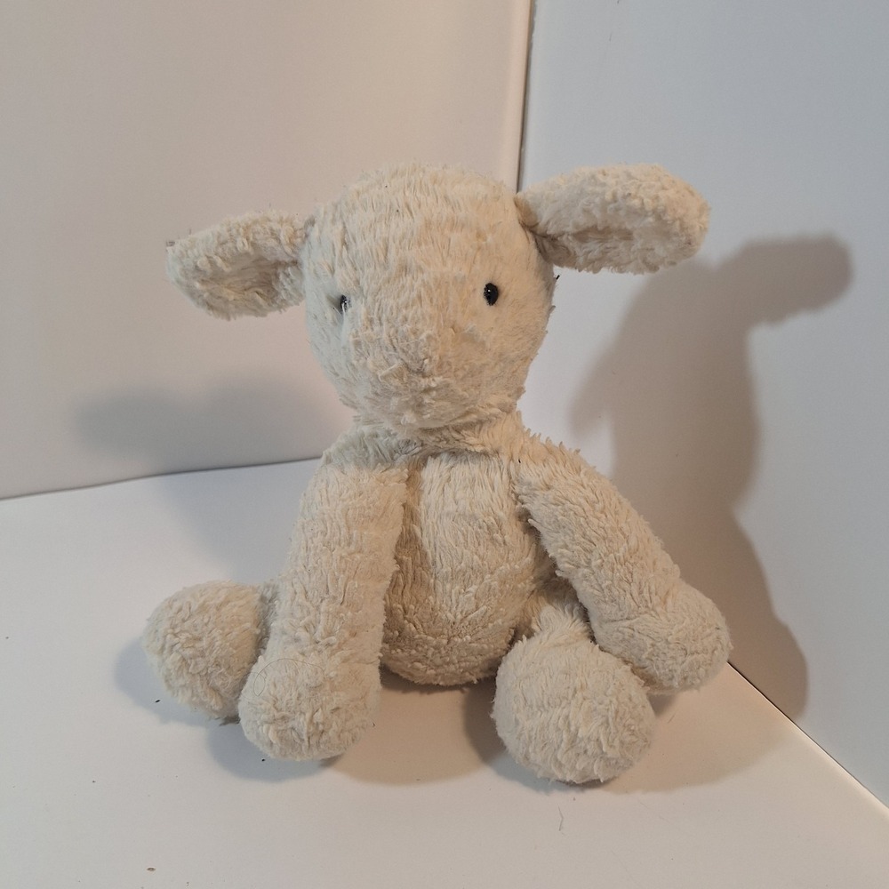 Jellycat‎ Fuddlewuddle Baby Lamb Sheep Cream Beige 9" Plush Stuffed Animal Soft